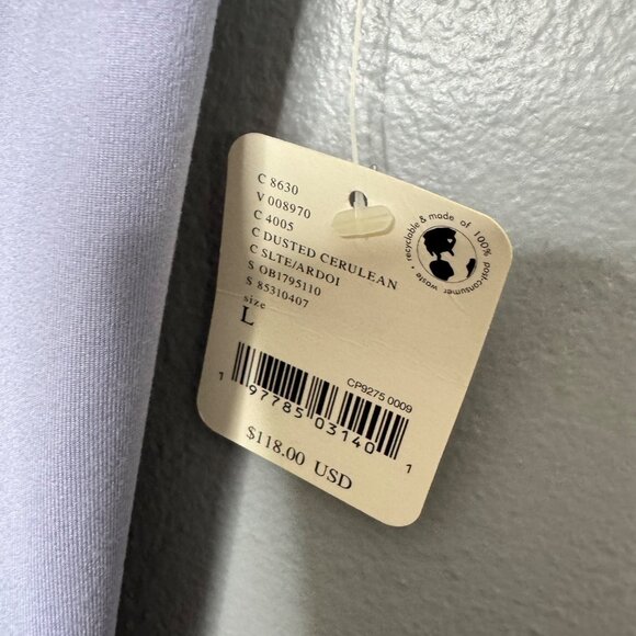 FREE PEOPLE MOVEMENT let's bounce jumpsuit in dusted cerulean size L - Picture 3 of 12